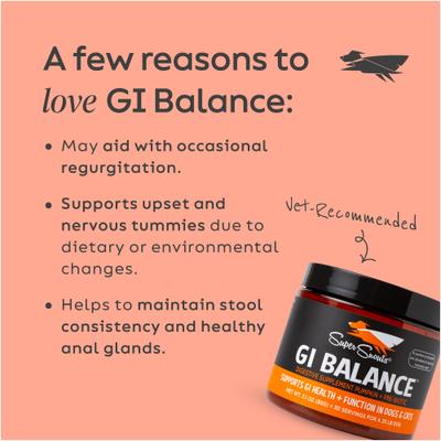 G.I. Balance Digestive Support Dog & Cat Supplement, 3.1-oz jar