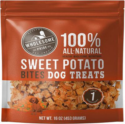 Sweet Potato Bites 100% All-Natural Single Ingredient Dog Treats, 16-oz