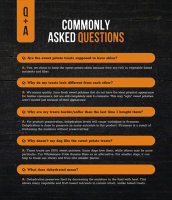 Sweet Potato Bites 100% All-Natural Single Ingredient Dog Treats, 16-oz