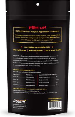 Firm Up! Pumpkin Plus Cranberry Super Dog & Cat Supplement, 4-oz bag