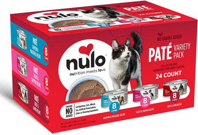 Grain-Free Variety Flavors Pate Wet Canned Food for Cats & Kittens, 5.5-oz can, case of 24