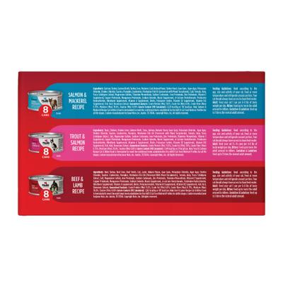 Grain-Free Variety Flavors Pate Wet Canned Food for Cats & Kittens, 5.5-oz can, case of 24