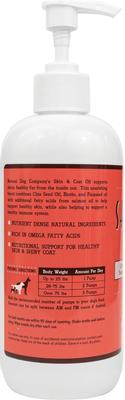 Bundle: Natural Dog Company Skin & Coat Omega-3 & Omega-6 Oil Dog Supplement, 16-fl oz bottle + Extra Strength Joint Support Liquid Glucosamine, 16-fl oz bottle