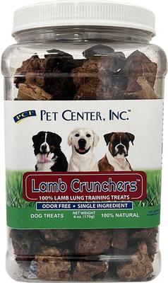 Lamb Crunchers High Protein Dehydrated Dog Training Treats, 7-oz bag