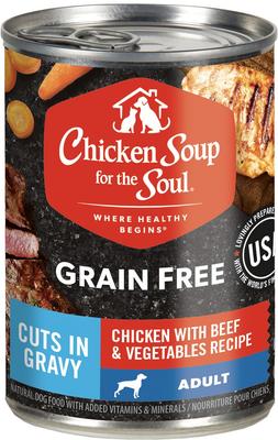 Chicken with Beef & Vegetables Recipe Grain-Free Canned Dog Food, 13-oz can, case of 12