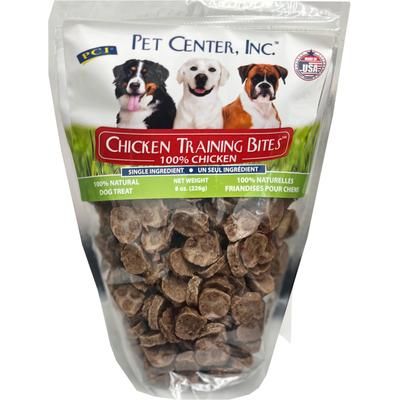 Bocados de entrenamiento de pollo, premios para perros con cecina de ingredientes limitados, bolsa de 4 oz