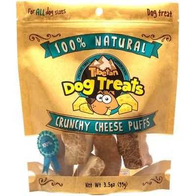 Bocadillos crujientes de queso sin cereales para perros, bolsa de 3.5 oz