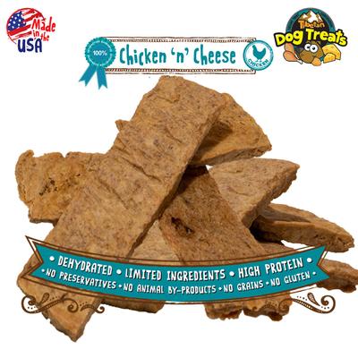 Chicken 'n' Cheese Grain-Free Dehydrated Dog Treats, 3.5-oz pouch