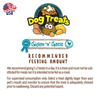 Chicken 'n' Cheese Grain-Free Dehydrated Dog Treats, 3.5-oz pouch