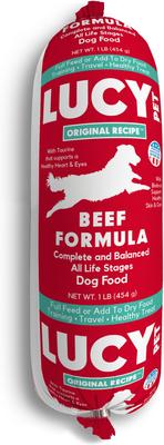 Beef Formula Dog Food Roll, 1-lb bag