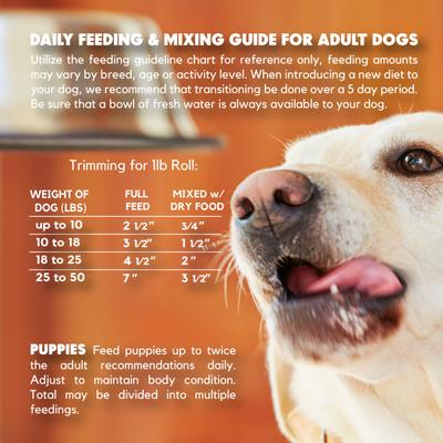 Beef Formula Dog Food Roll, 1-lb bag