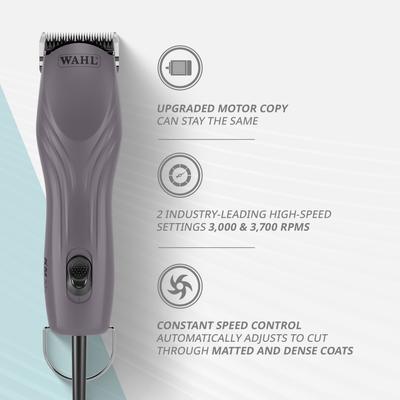 KM10+ Pro Pet Grooming Clipper, Purple