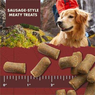 Lil' Links Sausage-Style Real Meat, Duck & Apple Recipe Gluten-Free Adult Soft & Chewy Dog Treats, 6-oz bag, 6-oz bag, bundle of 2