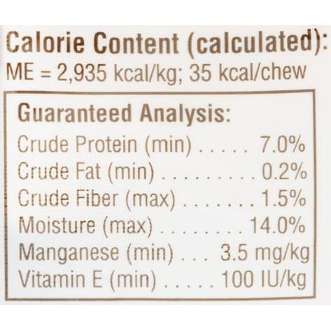 Golosinas masticables de mantequilla de maní para perros PlayTime, pequeñas, 10 unidades