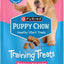 Bundle: Nylabone Teething Rings Puppy Chew Toy & Puppy Chow Healthy Start Salmon Flavor Training Dog Treats