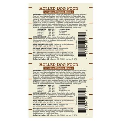 Bundle: Redbarn Naturals Chicken Recipe + Beef Recipe Dog Food Rolls