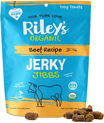 Jerky Jibbs Chicken & Rice Recipe Dog Treats, 5-oz pouch