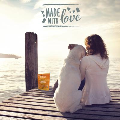 Premios para perros con receta de pollo y arroz Jerky Rolls, bolsa de 5 oz