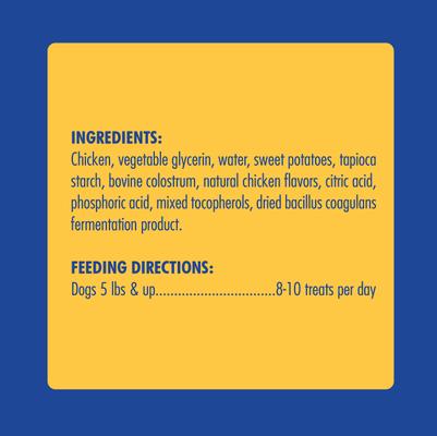 Puppy Training Real Chicken Recipe Grain-Free Soft & Chewy Dog Treats, 6-oz pouch