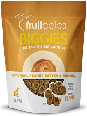 Biggies with Real Peanut Butter & Banana Dog Treats, 16-oz bag