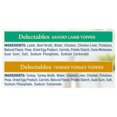 Delectables Variety Pack Wet Dog Food Topper, 3-oz pouch, case of 12