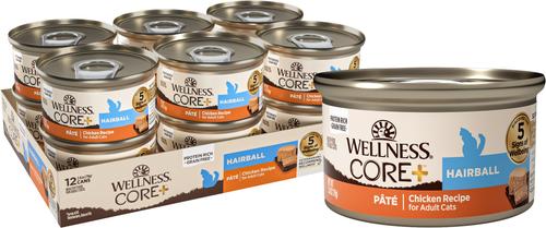 CORE+ Healthy Weight Chicken & Tuna Natural Grain-Free Pate Wet Cat Food, 2.8-oz can, case of 12
