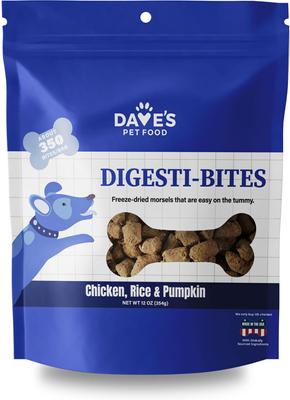 Chicken, Rice & Pumpkin High-Protein Freeze-Dried Dog Treats, 4-oz bag