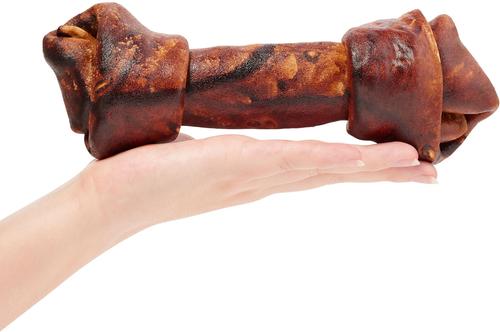 DogLicious Beef Flavor Bone Rawhide Dog Treat, 8 - 9"