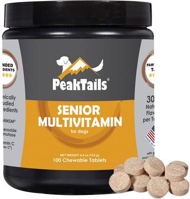 Senior Multivitamin Tablet Supplement for Dogs, 150 count