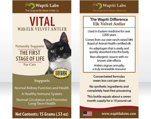 Vital Formula Cat Supplement, 0.53-oz bottle