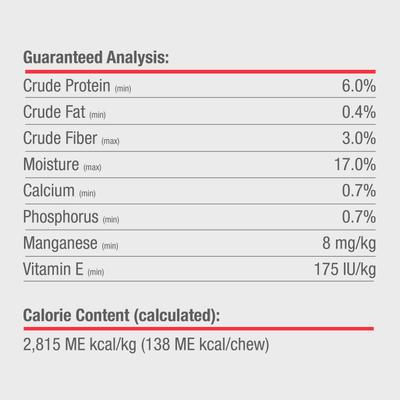 Triple Action Dental Sticks Charcoal Dog Dental Treat, 10-oz bag, 6 count