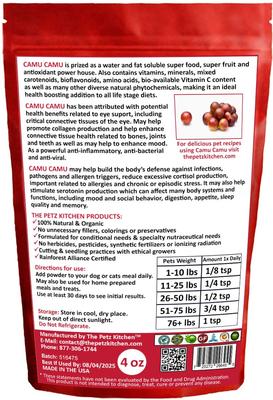 Camu Camu Powder Dog & Cat Supplement, 4-oz bag