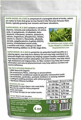 Super Model In A Bag Dog & Cat Supplement, 4-oz bag