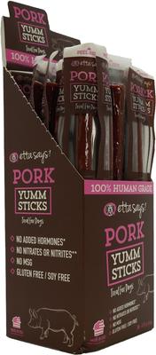 Pork Yumm Sticks Human Grade Pork Dog Treats, 24 count