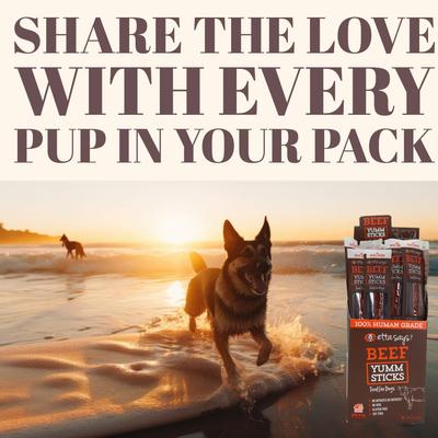 Pork Yumm Sticks - Premios de cerdo para perros de calidad humana, 24 unidades