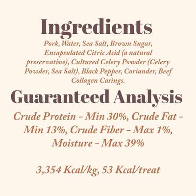 Pork Yumm Sticks Human Grade Pork Dog Treats, 24 count