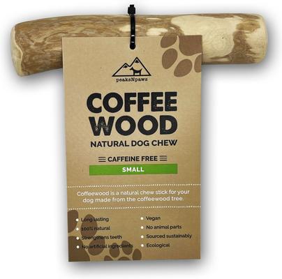 All natural Caffine free Small Dog Coffee Wood Chews Treat