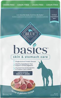 Basics Skin & Stomach Care Grain-Free Formula Lamb & Potato Recipe Large Breed Adult Dry Dog Food, 22-lb bag