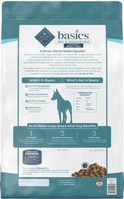 Basics Skin & Stomach Care Grain-Free Formula Lamb & Potato Recipe Large Breed Adult Dry Dog Food, 22-lb bag