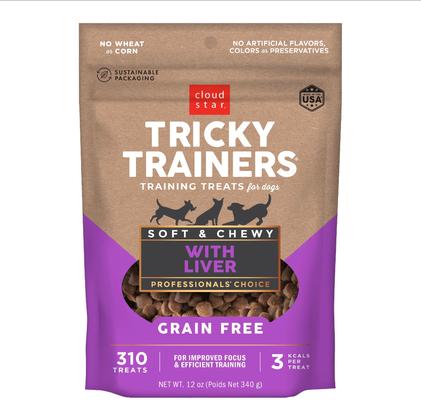 Tricky Trainers with Liver Soft & Chewy Dog Treats, 12-oz bag