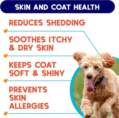 Wild Alaskan Salmon Oil Omega-3 DHA + EPA Skin & Coat Supplement for Dogs & Cats, 32-fl oz bottle