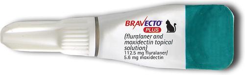 Plus Topical Solution for Cats, 2.6-6.2 lbs, (Green Box), 1 Dose (2-mos. supply)