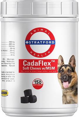 CadaFlex Soft Chews con MSM para perros grandes, 150 unidades