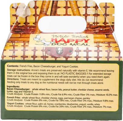 Happy Picnic Basket Dog Treats, 5.8-oz box