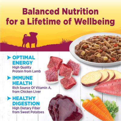 Complete Health Petite Entrees Adult Small Breed Grain-Free Lamb, Venison, Sweet Potatoes & Carrots Shredded Medley Wet Dog Food, 3-oz cup, case of 12