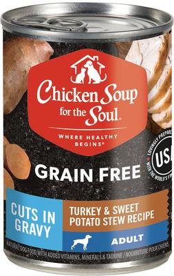 Turkey & Sweet Potato Stew Recipe Grain-Free Canned Dog Food, 13-oz can, case of 12