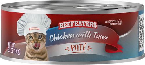 Chicken Tuna Pate Wet Cat Food, 5.5-oz can, case of 24