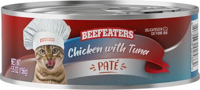 Chicken Tuna Pate Wet Cat Food, 5.5-oz can, case of 24