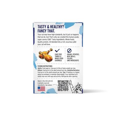 Grain-Free Turkey Pate Wet Cat Food, 5.5-oz, case of 12