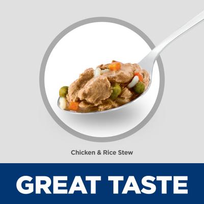 Puppy Chicken & Rice Stew Recipe Wet Dog Food, 12.5-oz can, case of 12
